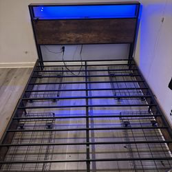 Bed frame and 2 dresser