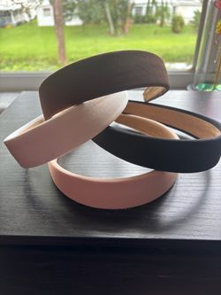 Wide Fabric Headbands Set of 3