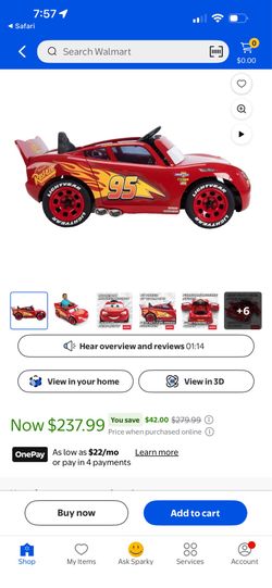 Lightning McQueen car