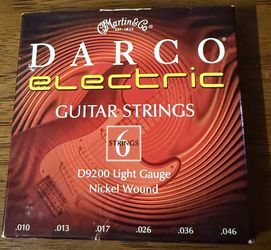 Martin & Co. Darco Electric Guitar Strings 6 String.
