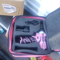 Pink Drill And Tool Bag