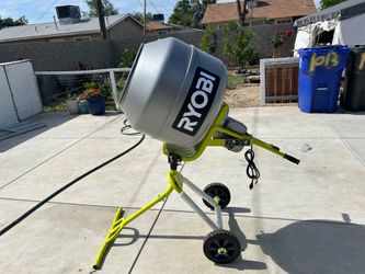 Shop RYOBI 5.0 cu. ft. Portable Corded Concrete Mixer