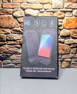 Ergonomic Grip Case for Switch 2, Slim Dockable Protective Case for Switch 2 2025 orange and blue