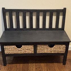 Entryway Bench with Drawers