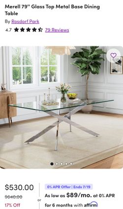 New In Box -Dining Table