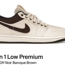 Jordan 1 Premium Off Noir Pale Ivory 