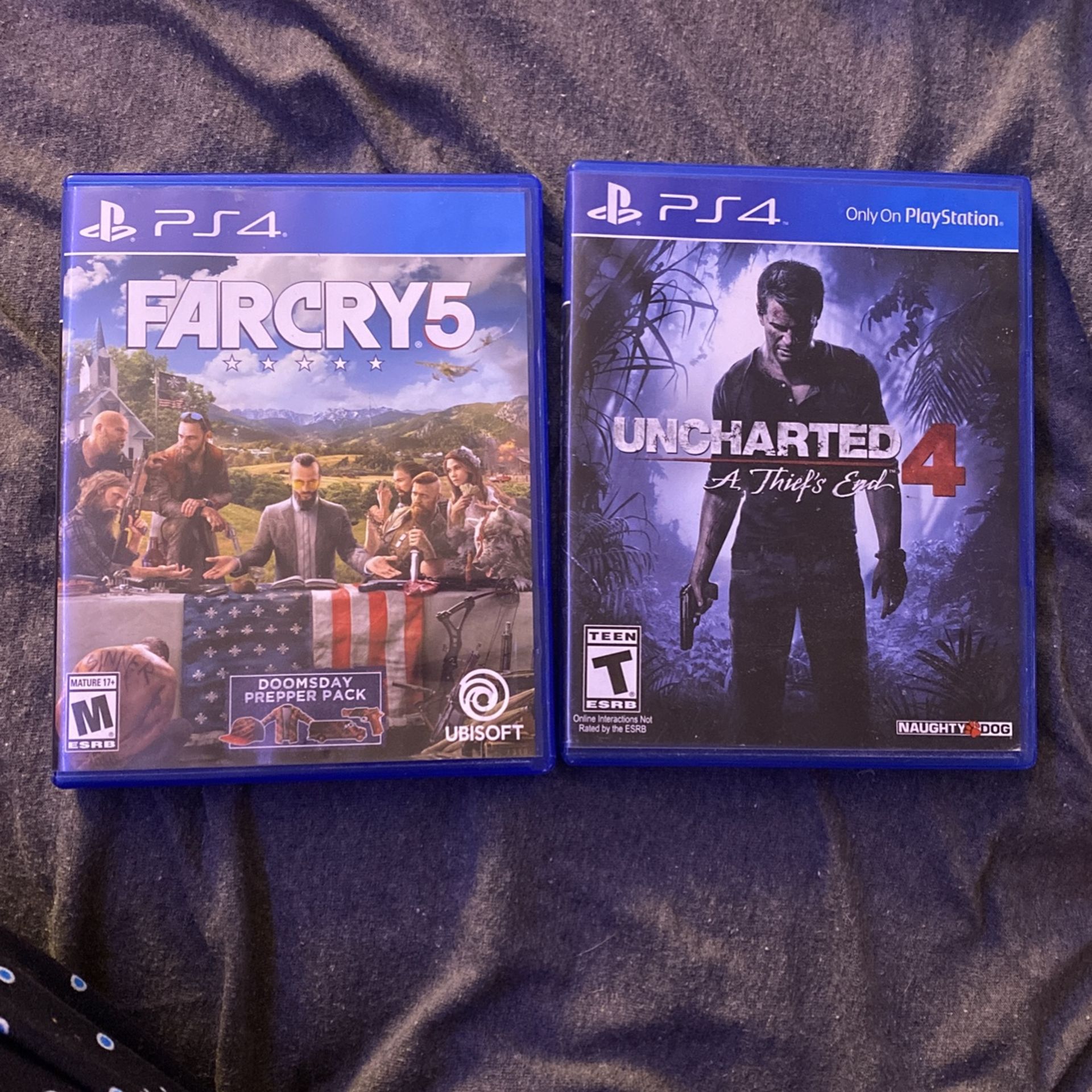 Far cry 5 And uncharted 4 PS4 Games for Sale in Miami, FL OfferUp