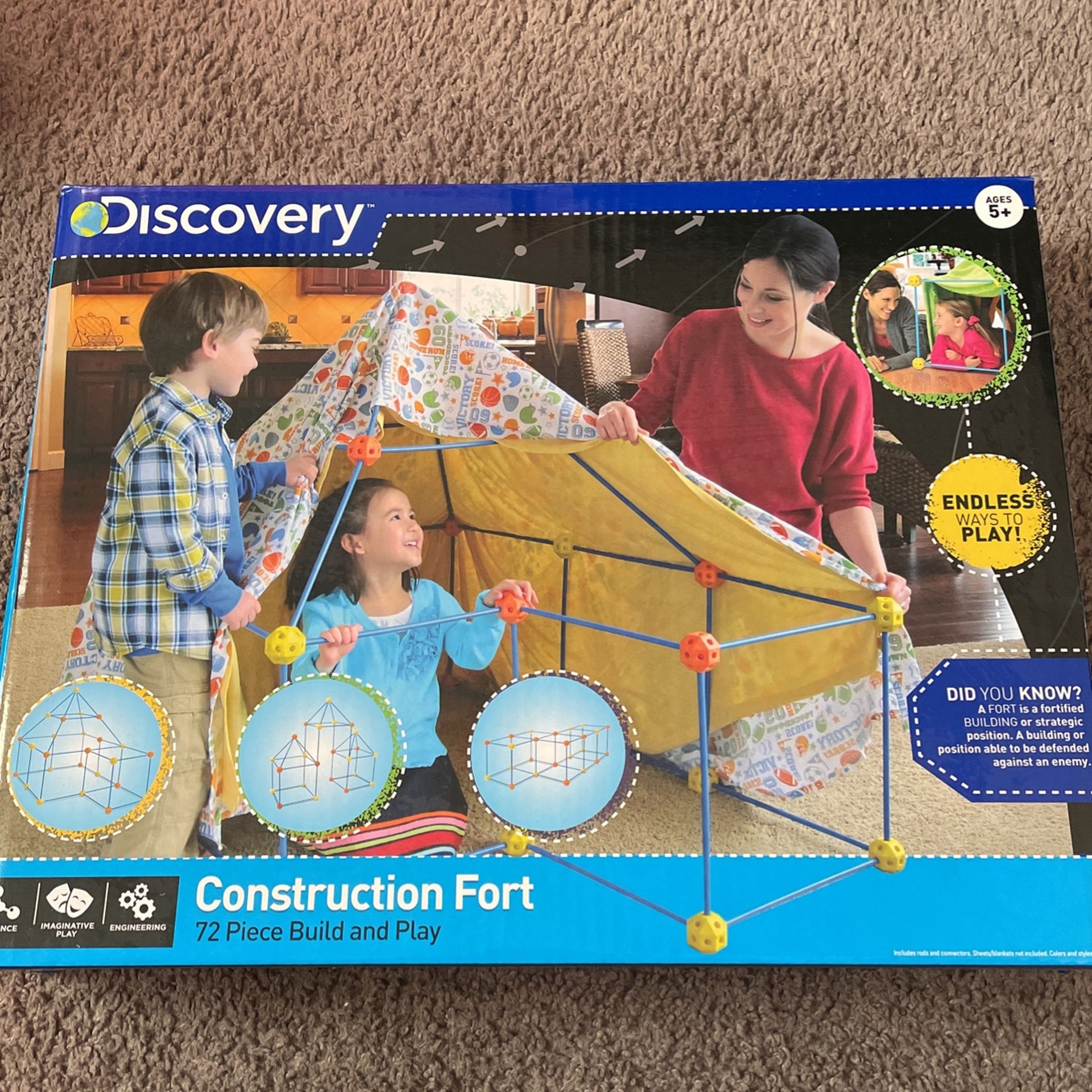 Kids Construction Fort Set