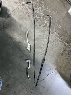 Yamaha FZ-10 OEM levers and cables.
