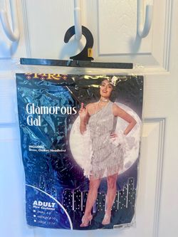 Adult Flapper Dress Costume Size Small (4-6)