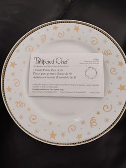 Pampered Chef Dessert Plates 