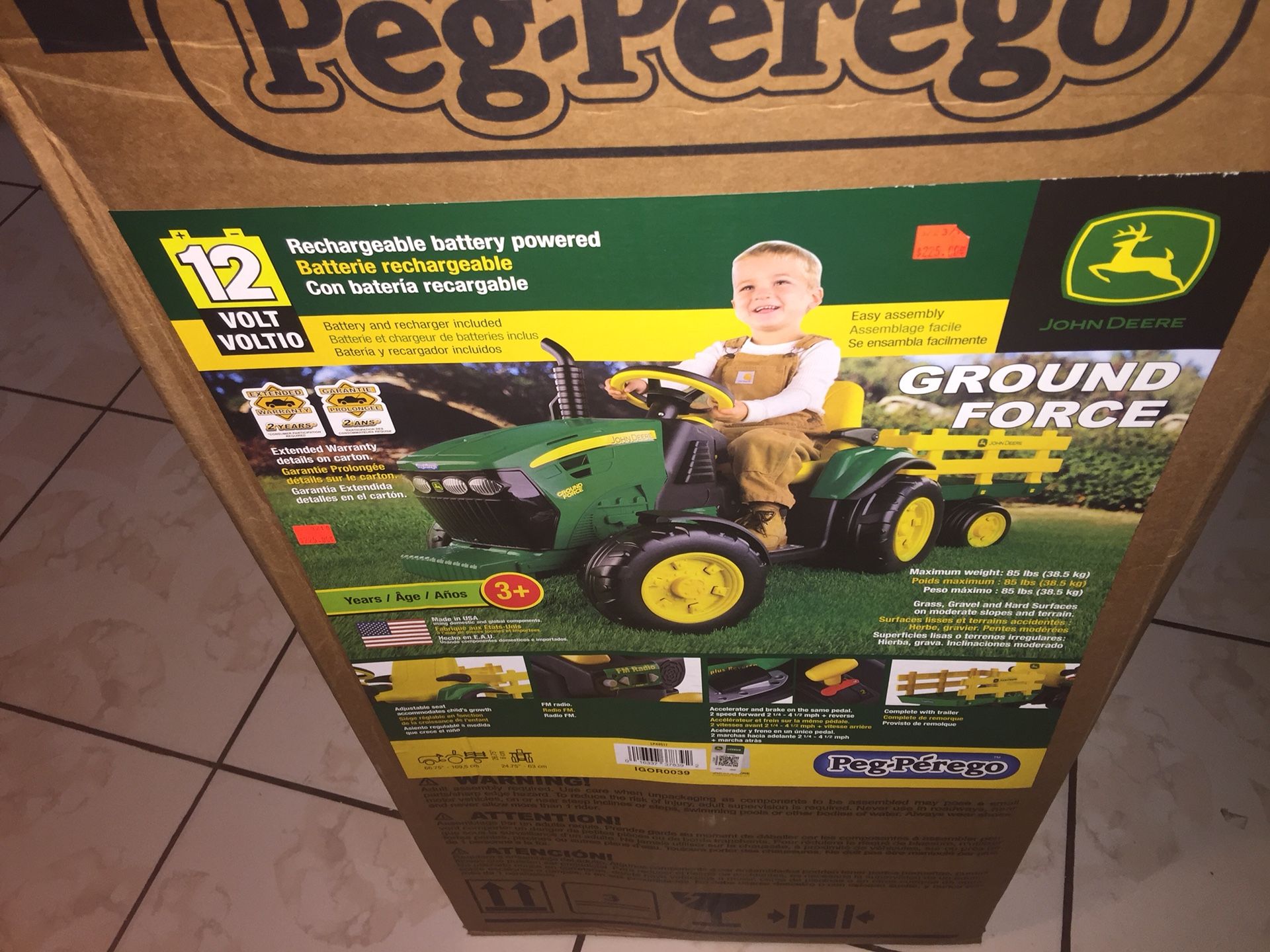 John Deere Ground Force Tractor Parts, Toy Parts