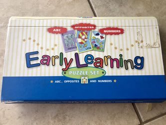 Alphabet puzzle letter set