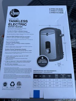 Tankless Electric