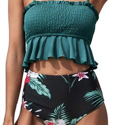 Traje De Baño Talla M  2 Piezas  Nuevo 