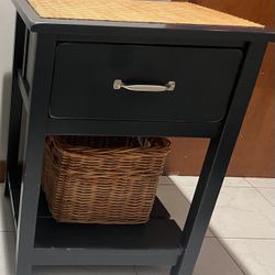 1 Pottery Barn Blue End Table