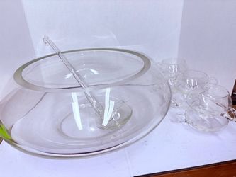Vintage Punch Bowl Set