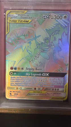 Moltres & Zapdos & Articuno GX 69/68 Rainbow Rare