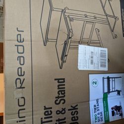 Mind Reader 2 Tier Sit And Stand Desk