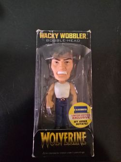 Funko Wacky Wobbler Wolverine bobblehead from the Blockbuster exclusive collection