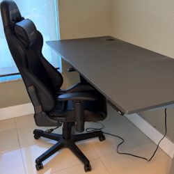Jarvis Electric Standing Desk & Office Chair 