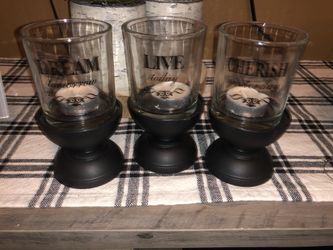 3 piece set (tea light candle)