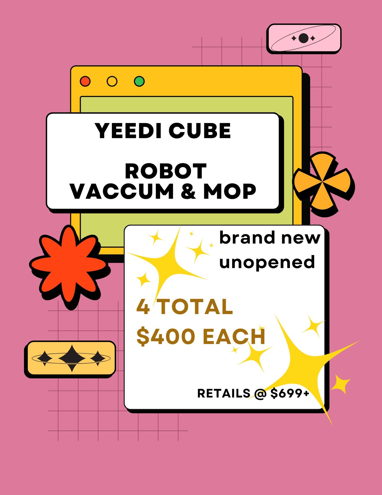 π§Ό Brand New Yeedi Robot Vacuum + Mop