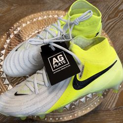 Nike Phantom Gx 2 Elite Ag Metallic Silver Volt