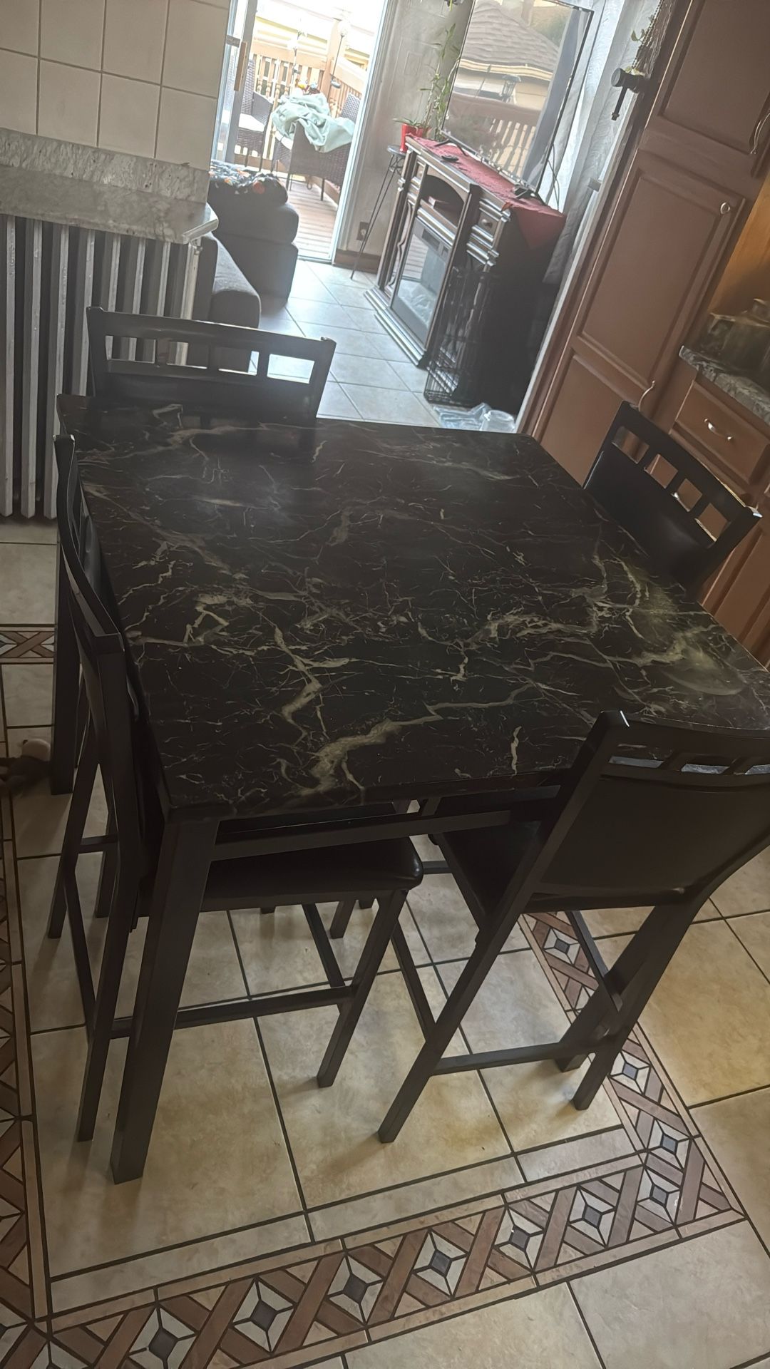 Table Black Excellent Condition