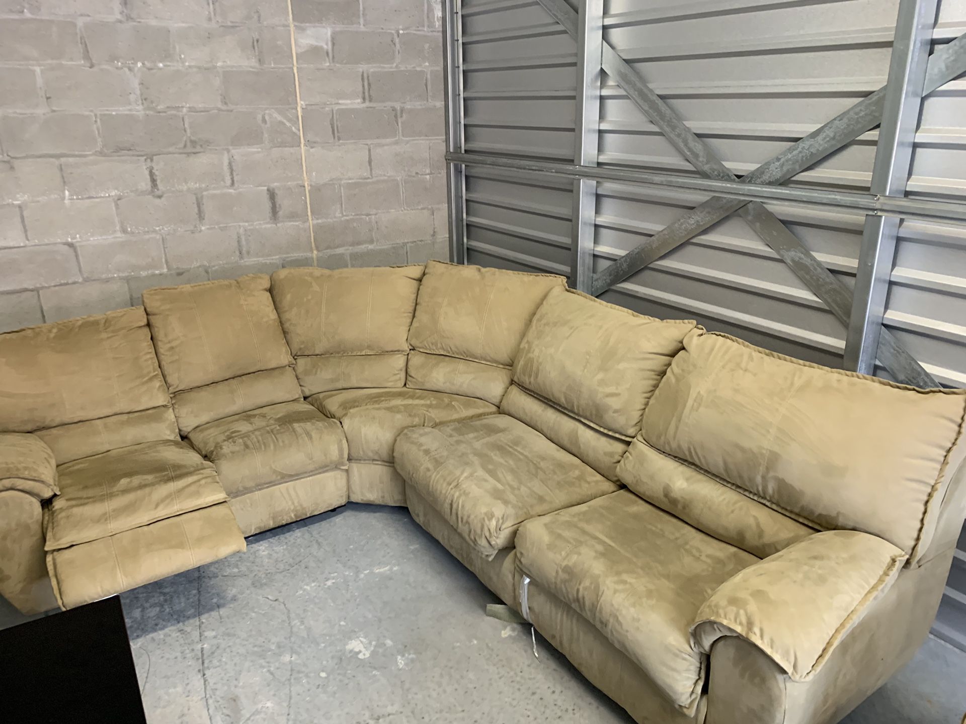 Sectional -sleeper sofa , chair and tv stand