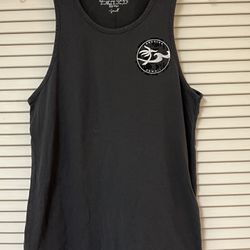 Honolua Men’s Black Logo Tank Top - Size Small - VGUC