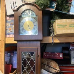 Real Working Grandfather Clock Tempus Fugit 