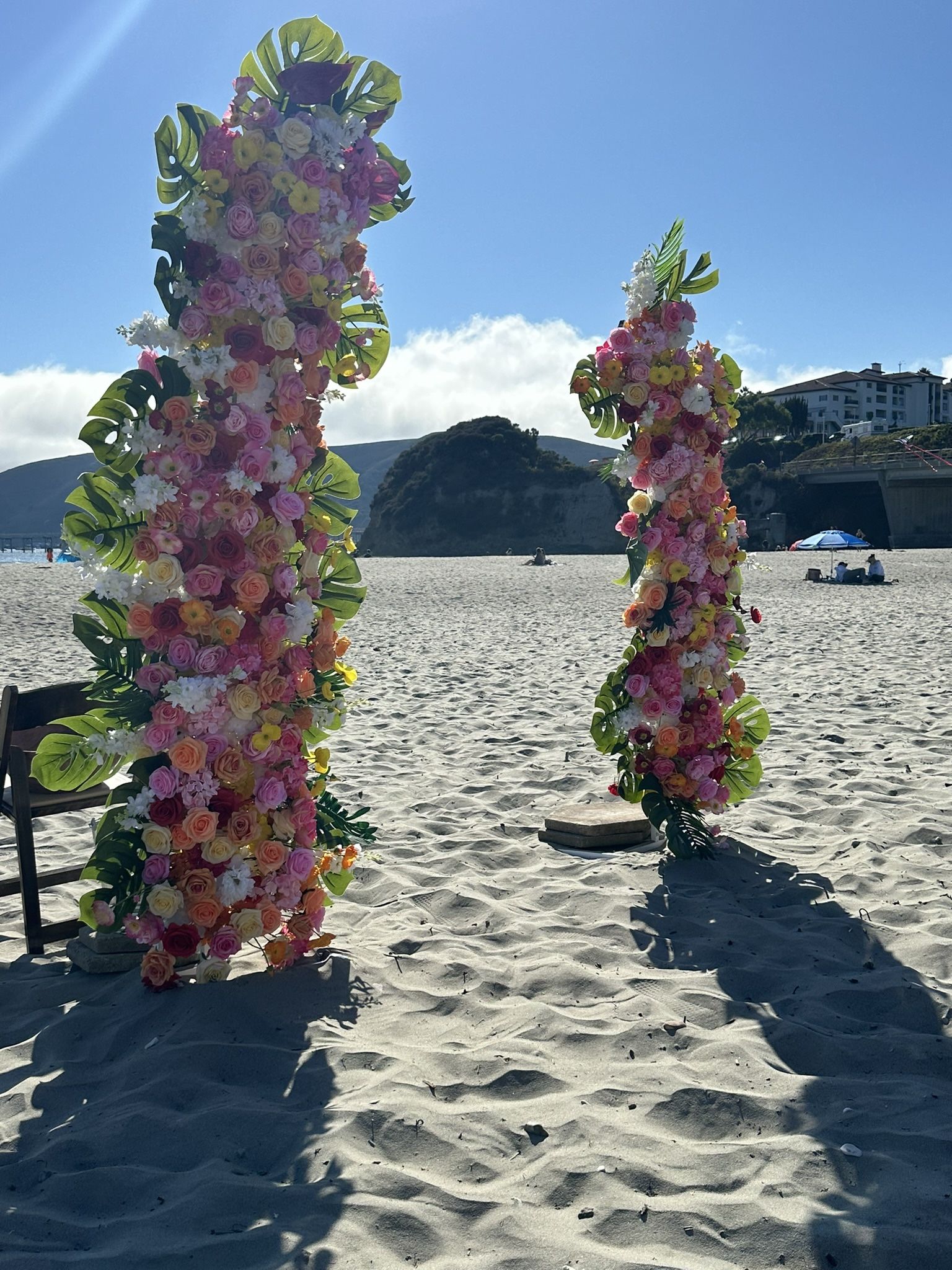 Beautiful Boho tropical Arch