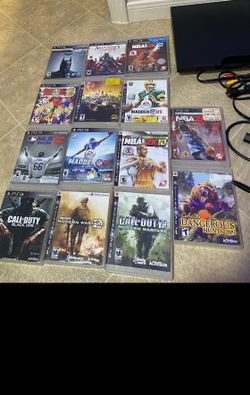 PS3 with 14 games
