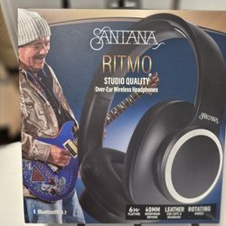 Carlos Santa Ritmo - Studio Quality - Over-Ear Wireless Headphones - Bluetooth 5.3 - Brand New!