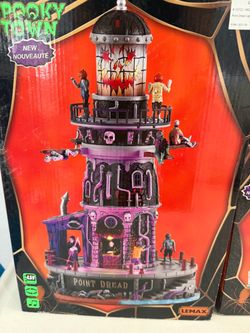 Lemax Spooky Town Point Dread Lighthouse