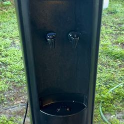 Black Bottom Loading Water Dispenser Hot Cold