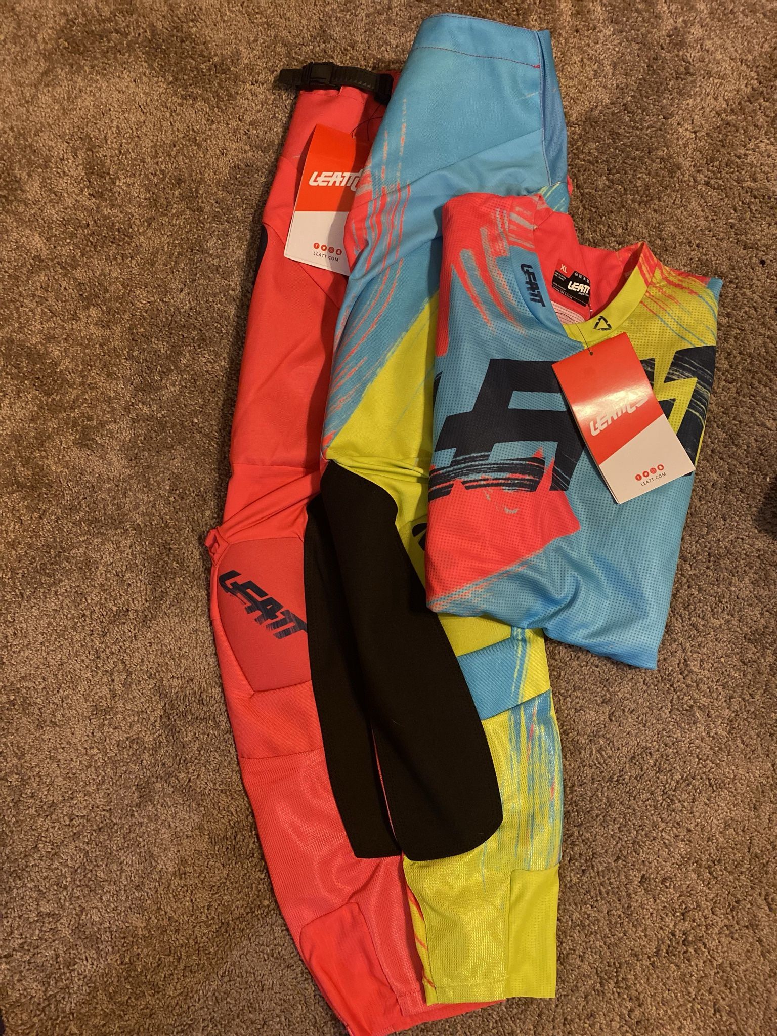 XL Moto Cross Lite Red Lime