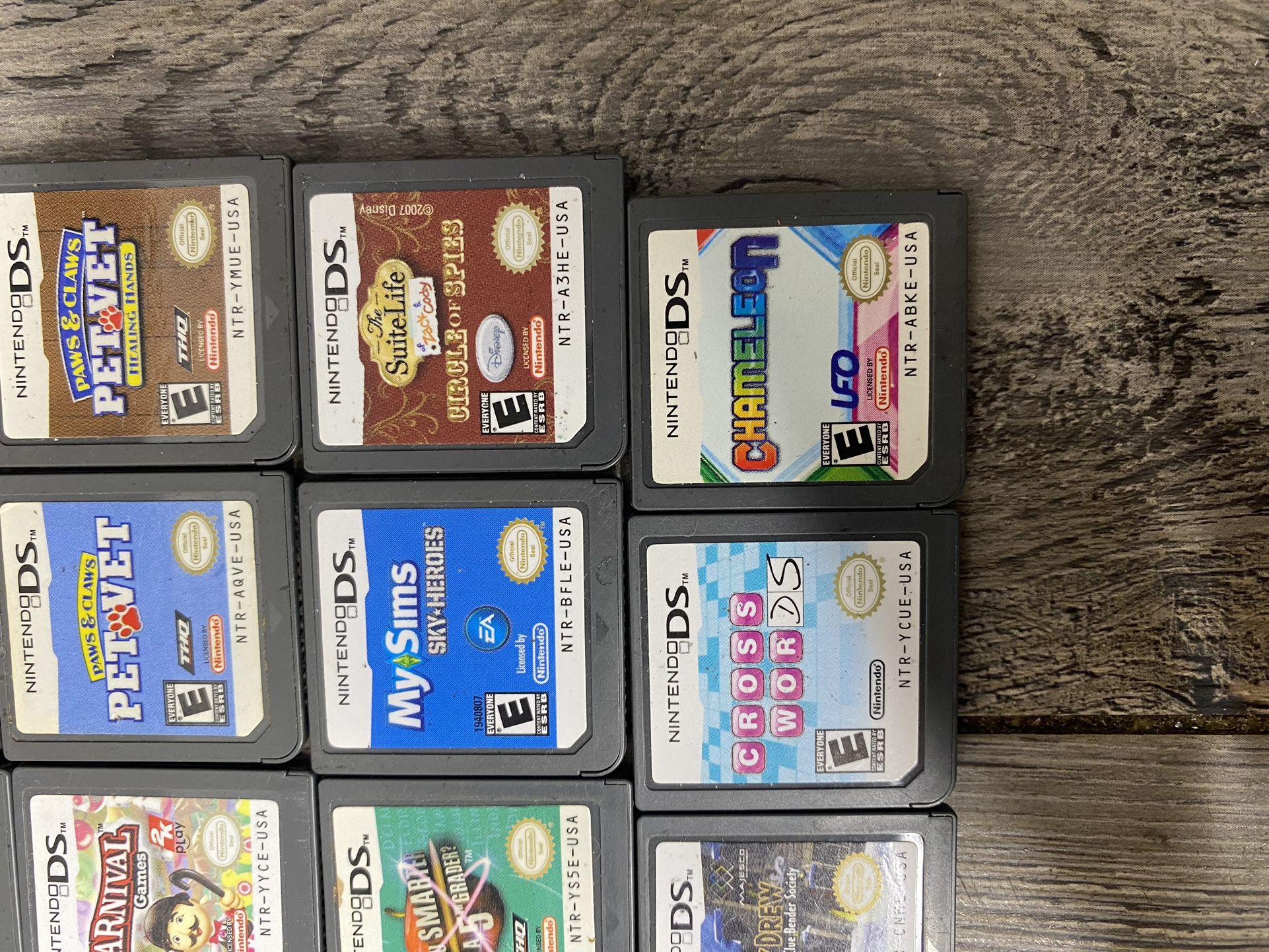 LOT 3 NINTENDO DS GAMES FLASH FOCUS SIMS 2 PETS 4 GAME PACK