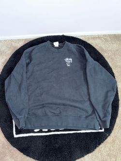 Nike x Stussy International Crewneck Sweatshirt Black (Size Medium)