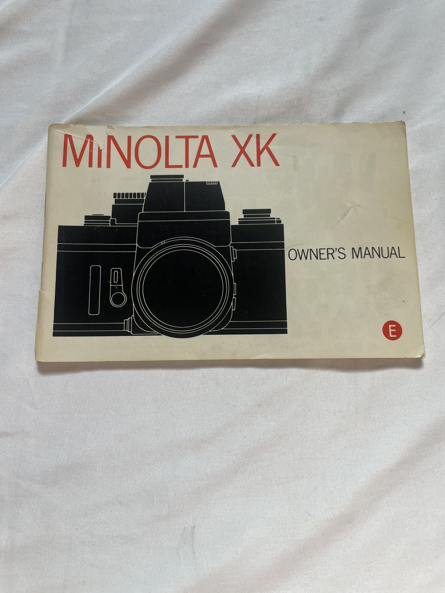 Minolta XK (1974) Genuine SLR Camera Instruction Manual In English (57 Pages)