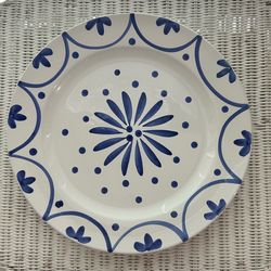 🌸Coop Ceramiche Blue & White Serving or Decor Platter