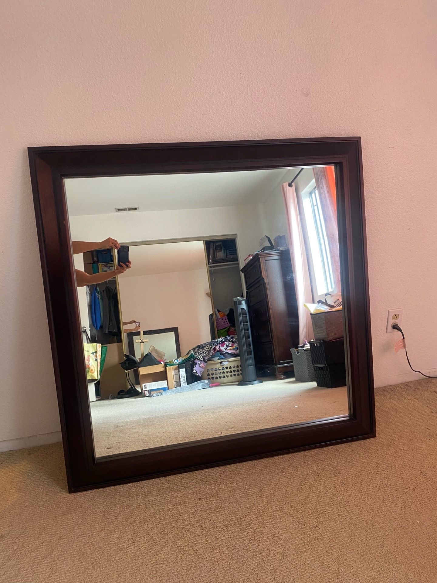 Large Square Mirror