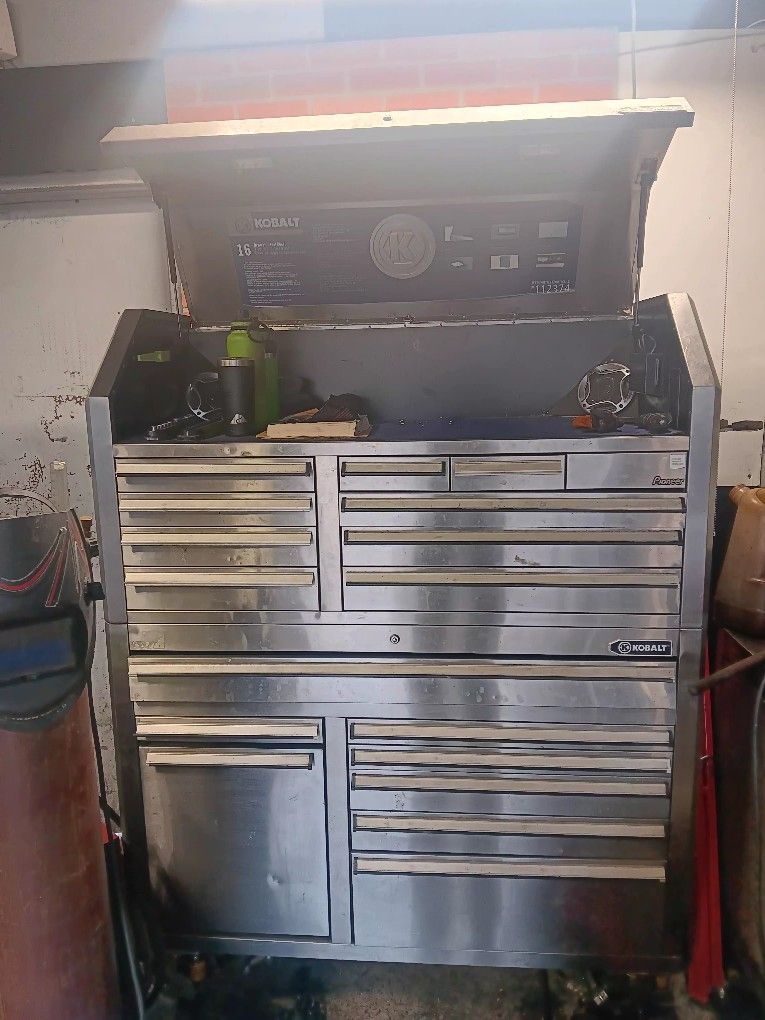 Kobalt Tool Box W/Fridge And Radio