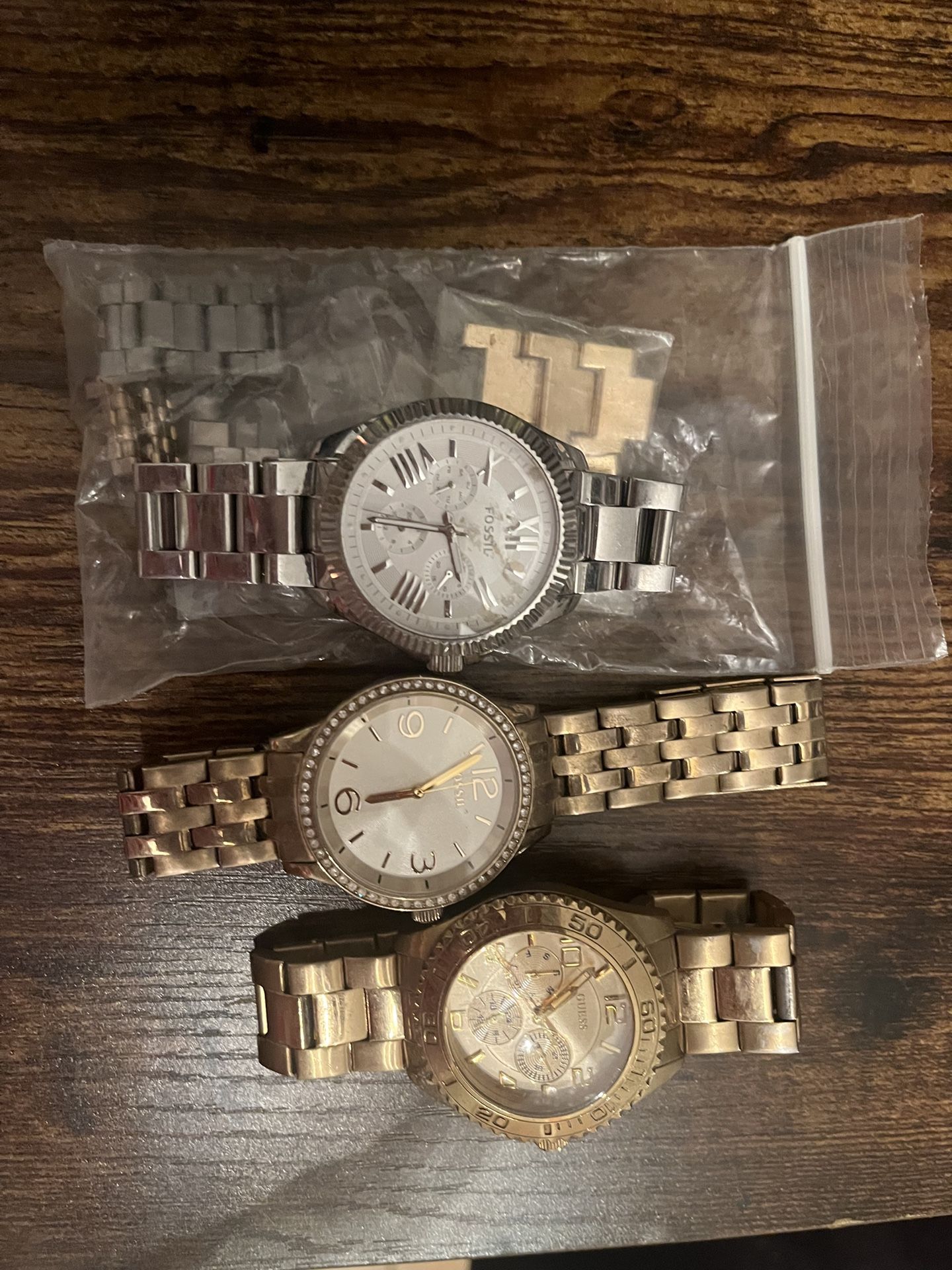 Fossil And Guess Watches