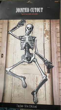 Amscan Skeleton Jointed Cutout 53 Inch