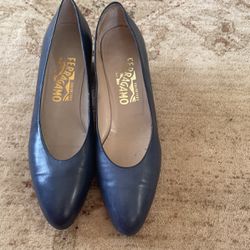 Shoes Salvatore  Ferragamo Size 8AA Blue 