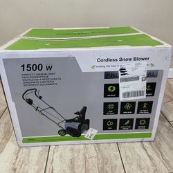 Electric Cordless Snow Blower