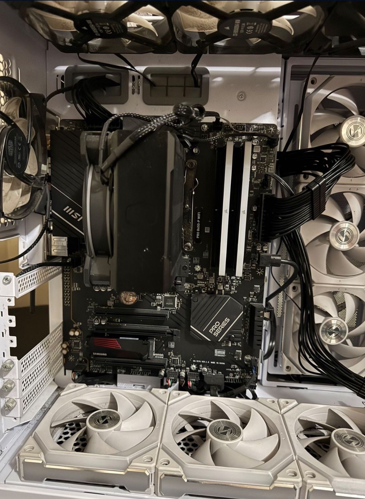 Pc Parts Ryzen 7 7800x3d B650-p Pro WiFi Motherboard