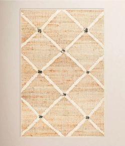 Kali natural machine printed washable Rug